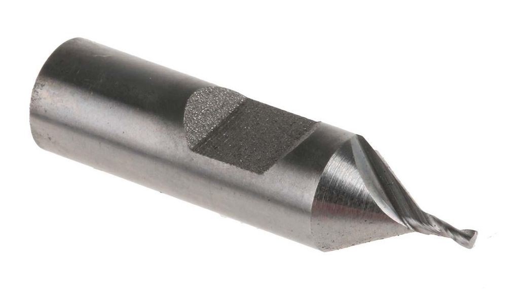 End Mill, 1mm, 24.5mm, HSS Cobalt